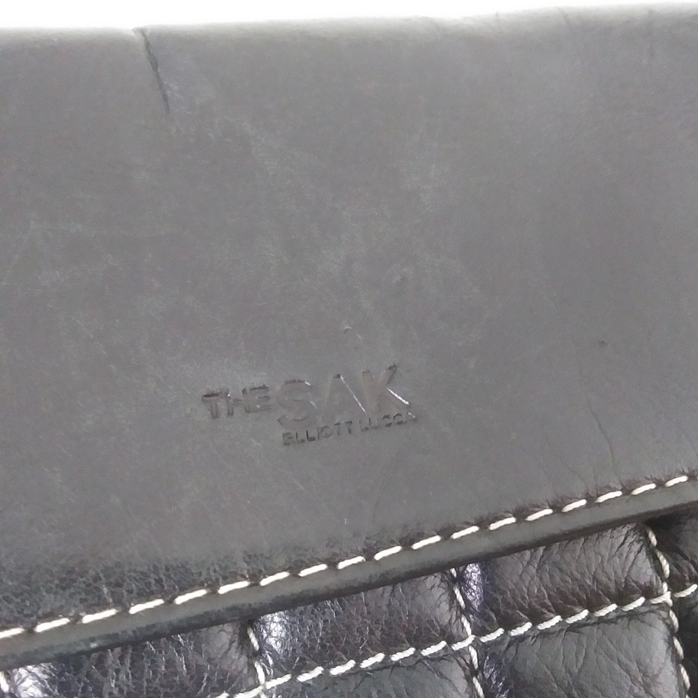 The Sak Black Leather Quilted Shoulder Bag - Picture 4 of 13
